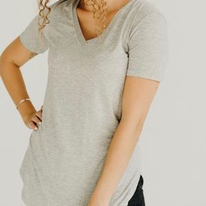 Carly Jean Los Angeles v-neck tee